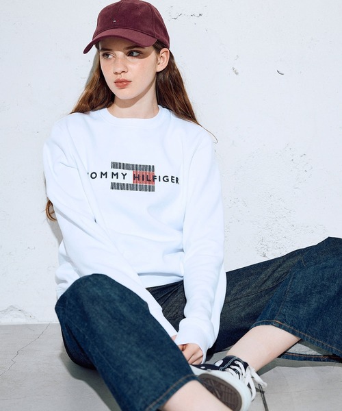 TOMMY HILFIGER(トミーヒルフィガー)の「【オンライン・ZOZO限定カラー】ヒルフィガーロゴ裏起毛スウェット(スウェット・メンズ・ホワイト/ネイビー/ブルー・SMALL/MEDIUM/LARGE/X-LARGE)」の20枚目の写真