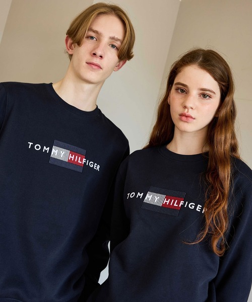 TOMMY HILFIGER(トミーヒルフィガー)の「【オンライン・ZOZO限定カラー】ヒルフィガーロゴ裏起毛スウェット(スウェット・メンズ・ホワイト/ネイビー/ブルー・SMALL/MEDIUM/LARGE/X-LARGE)」の21枚目の写真