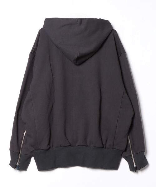 【セール】【i'm here：】SIDE ZIP : SWEAT HOODIE（パーカー）｜I'm here:（アイムヒアー）