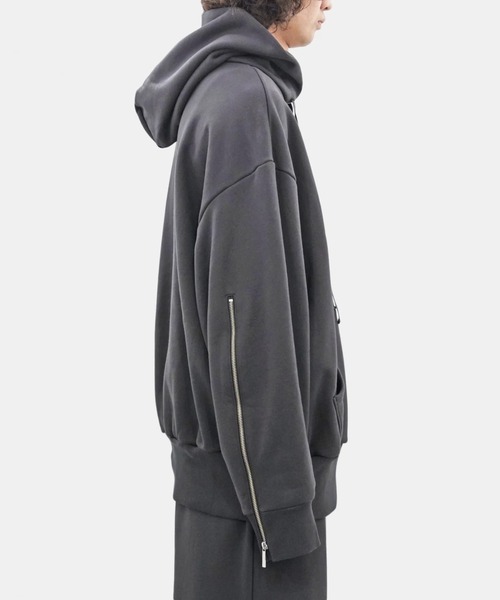 【セール】【i'm here：】SIDE ZIP : SWEAT HOODIE（パーカー）｜I'm here:（アイムヒアー）