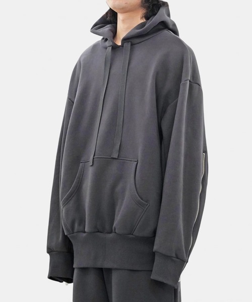 【セール】【i'm here：】SIDE ZIP : SWEAT HOODIE（パーカー）｜I'm here:（アイムヒアー）