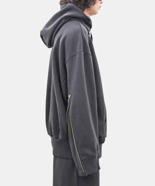 【セール】【i'm here：】SIDE ZIP : SWEAT HOODIE（パーカー）｜I'm here:（アイムヒアー）