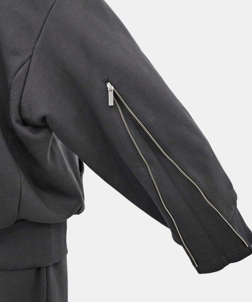 【セール】【i'm here：】SIDE ZIP : SWEAT HOODIE（パーカー）｜I'm here:（アイムヒアー）