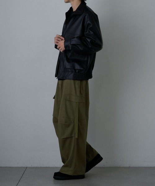 COLONY 2139（コロニートゥーワンスリーナイン）の「Hツイルストレッチパラシュートカーゴパンツ（カーゴパンツ・メンズ・ブラック/カーキ・MEDIUM/LARGE）」の13枚目の写真