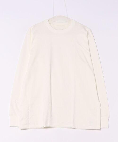 HANES(ヘインズ)の「【HANES/ヘインズ】SHIRO ロングスリーブTシャツ HM4-A201(Tシャツ/カットソー・メンズ・ホワイト・SMALL/MEDIUM/LARGE/X-LARGE)」の1枚目の写真