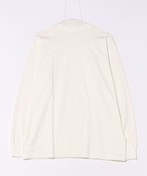 HANES(ヘインズ)の「【HANES/ヘインズ】SHIRO ロングスリーブTシャツ HM4-A201(Tシャツ/カットソー・メンズ・ホワイト・SMALL/MEDIUM/LARGE/X-LARGE)」の2枚目の写真