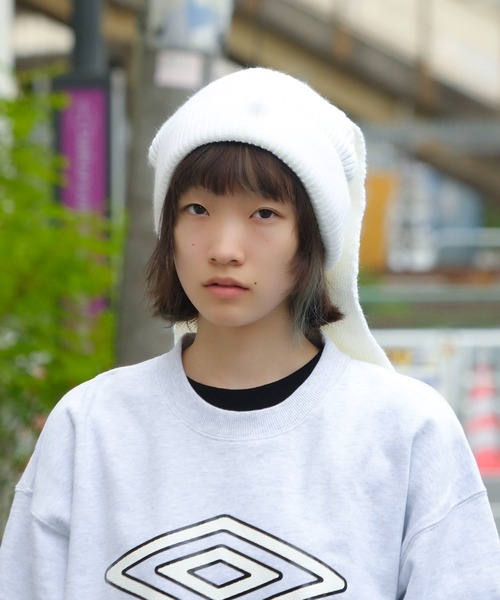 Lee（リー）の「【Lee/リー】うさ耳ニットビーニー/ニットキャップ/耳