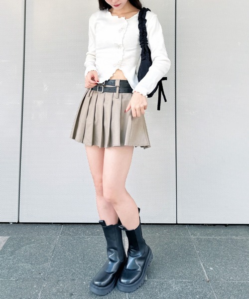 韓国コーデに大活躍◎】リボンメロウトップス（Tシャツ/カットソー