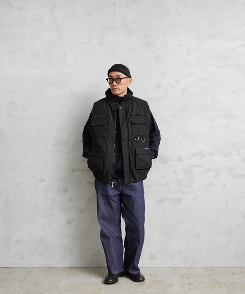 HOUSTON（ヒューストン）の「Renegade Sports レネゲードスポーツ RENE001 ウォーターレジスタント フィッシングベスト（ダウンベスト・メンズ・ブラック/オリーブ/キャメル/ネイビー・M/L/XL/XXL）」の11枚目の写真