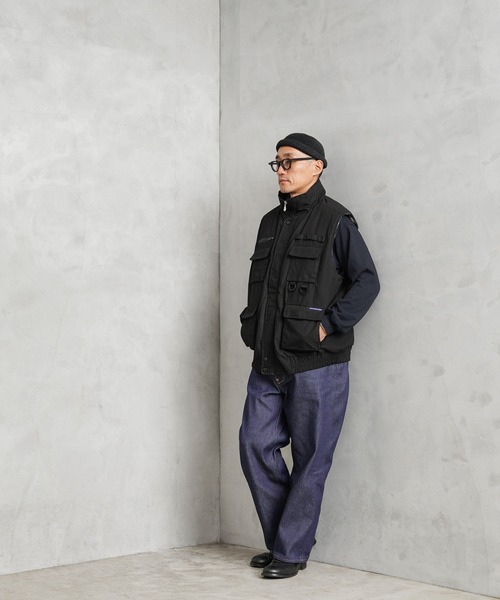 HOUSTON（ヒューストン）の「Renegade Sports レネゲードスポーツ RENE001 ウォーターレジスタント フィッシングベスト（ダウンベスト・メンズ・ブラック/オリーブ/キャメル/ネイビー・M/L/XL/XXL）」の12枚目の写真