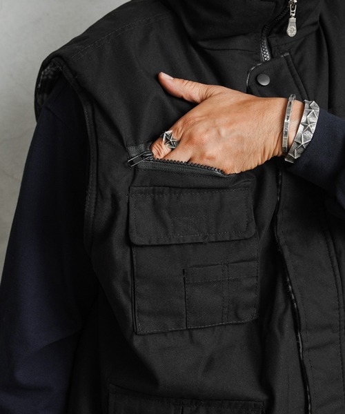 HOUSTON（ヒューストン）の「Renegade Sports レネゲードスポーツ RENE001 ウォーターレジスタント フィッシングベスト（ダウンベスト・メンズ・ブラック/オリーブ/キャメル/ネイビー・M/L/XL/XXL）」の20枚目の写真