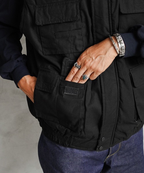 HOUSTON（ヒューストン）の「Renegade Sports レネゲードスポーツ RENE001 ウォーターレジスタント フィッシングベスト（ダウンベスト・メンズ・ブラック/オリーブ/キャメル/ネイビー・M/L/XL/XXL）」の22枚目の写真