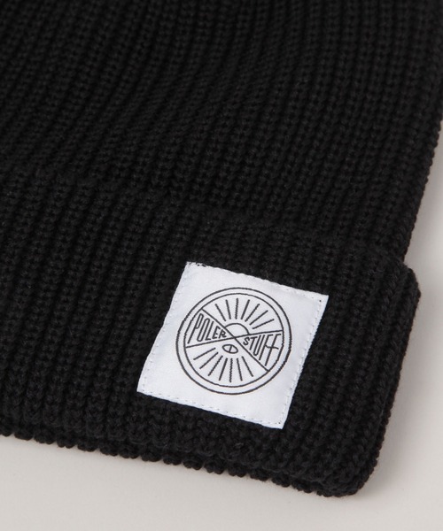 POLeR（ポーラー）の「【POLeR/ポーラー】ブランドロゴニットビーニー（ニットキャップ/ビーニー・メンズ・ダークブラウン/ブラック/グリーン系その他・FREE）」の6枚目の写真