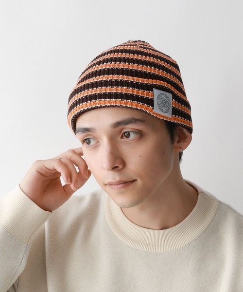 POLeR（ポーラー）の「【POLeR/ポーラー】ブランドロゴニットビーニー（ニットキャップ/ビーニー・メンズ・ダークブラウン/ブラック/グリーン系その他・FREE）」の16枚目の写真