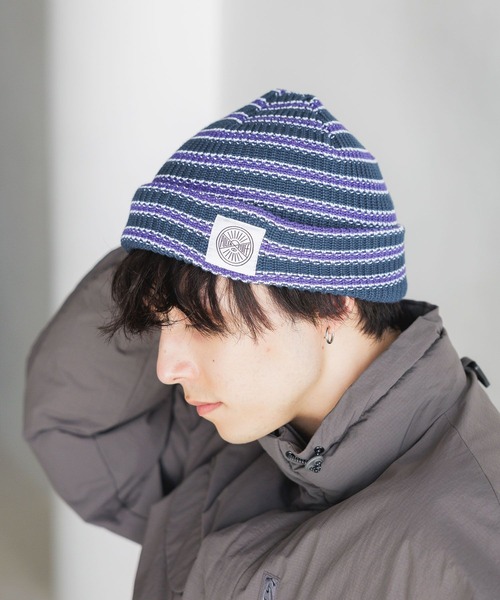 POLeR（ポーラー）の「【POLeR/ポーラー】ブランドロゴニットビーニー（ニットキャップ/ビーニー・メンズ・ダークブラウン/ブラック/グリーン系その他・FREE）」の17枚目の写真