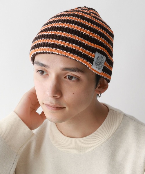 POLeR（ポーラー）の「【POLeR/ポーラー】ブランドロゴニットビーニー（ニットキャップ/ビーニー・メンズ・ダークブラウン/ブラック/グリーン系その他・FREE）」の15枚目の写真