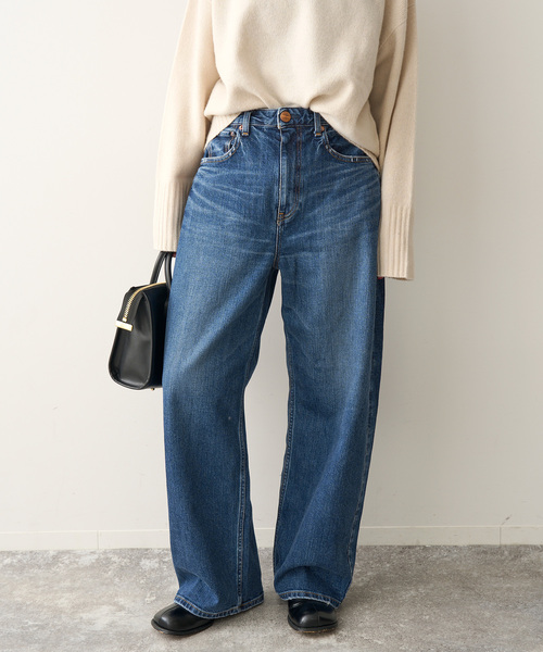 Spick & Span（スピックアンドスパン）の「RED CARD TOKYO / レッドカード トーキョー Montana（デニムパンツ・レディース・ライトブルー/ダークブルー・23/24/25/22）」の7枚目の写真