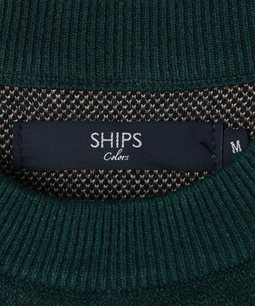 SHIPS Colors(シップス カラーズ)の「SHIPS Colors:〈洗濯機可能〉総柄 ジャカード ニット(ニット/セーター・メンズ・ナチュラル/ブラック/ブラウン/グリーン/ベージュ/ネイビー・MEDIUM/LARGE/X-LARGE)」の15枚目の写真