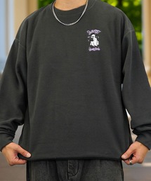 Burner（バーナー）の「【GROOVY STORE】デザイン刺繍 オーバーサイズフリーストレーナー（スウェット・メンズ）」