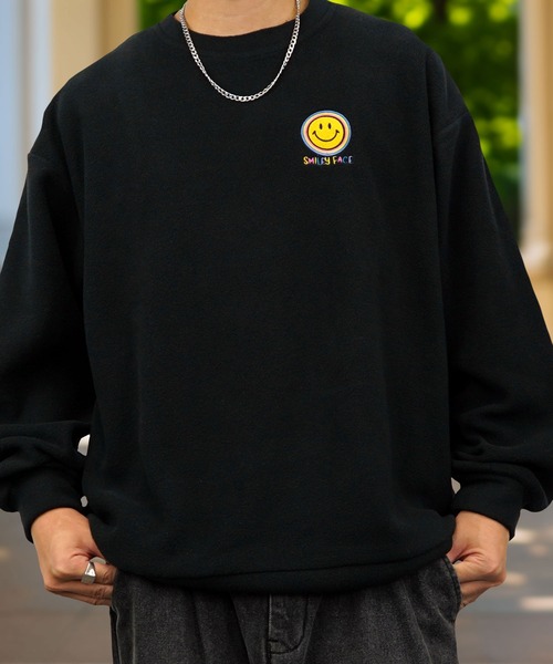 Burner（バーナー）の「【GROOVY STORE】デザイン刺繍 オーバーサイズフリーストレーナー（スウェット・メンズ・アイボリー/ブラック/ネイビー/ラベンダー/スミクロ/ダークグリーン系1/ライトブラック/ブラック系1/ダークブラウン/グリーン系/ダークネイビー/ネイビー系1/ホワイト系4/ブラック系3/ホワイト系/ホワイト系2/ブラック系5/ホワイト系3/ブラック系2/ダークグリーン/ホワイト系5/ブラック系4/ネイビー系2/ホワイト系その他6/ブラック系6/ダークブラウン系2/ダークグリーン系2/ホワイト系7/ブラック系7/杢グレー/グレイッシュブルー・M/L/LL）」の17枚目の写真