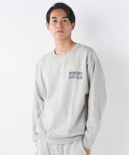 Ocean Pacific（オーシャンパシフィック）の「【OP/オーピー】【限定商品】ワンポイントクルースウェット　トレーナー　ユニセックス（スウェット・メンズ・ホワイト/ブラック/ヘザーグレー/ネイビー・X-LARGE/LARGE/MEDIUM）」の4枚目の写真