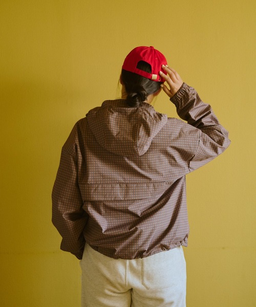 Broken Base チェック柄 ナイロンジャケット アノラック BROKEN BASE（ブロークンベース）の「ナイロンテックアノラック