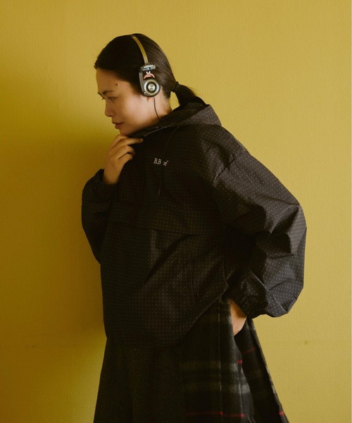 Broken Base ナイロンテックアノラック アノラックパーカー M Broken Base ナイロンテックアノラック アノラックパーカー M