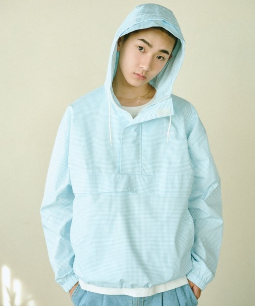 Broken Base ナイロンテックアノラック　ブルー ナイロンテックアノラック（ナイロンジャケット）｜BROKEN BASE