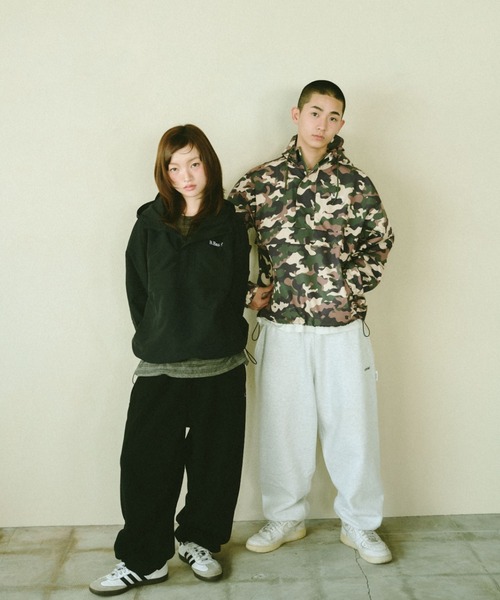 BROKEN BASE(ブロークンベース)の「ナイロンテックアノラック(ナイロンジャケット・メンズ・ネイビー/オレンジ/ブルー系/サックスブルー系/ブルー系1/ブラック系/パープル/サンドベージュ/ブラック系1/ブラウン系/ネイビー系/ホワイト系/ライトブルー/カモフラージュ・SMALL/MEDIUM/LARGE/X-LARGE)」の20枚目の写真