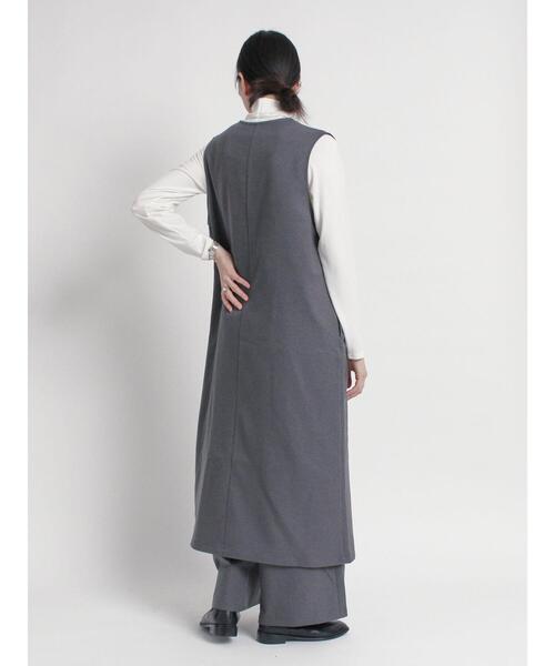 sm2rhythm（サマンサモスモスリズム）の「ウールライクキーネックワンピース（ワンピース・レディース・グレー/ブラック/ベージュ・M/L）」の19枚目の写真