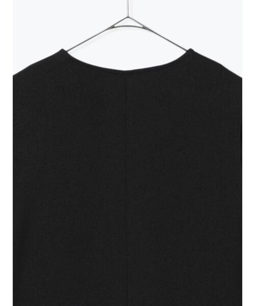 sm2rhythm（サマンサモスモスリズム）の「ウールライクキーネックワンピース（ワンピース・レディース・グレー/ブラック/ベージュ・M/L）」の4枚目の写真