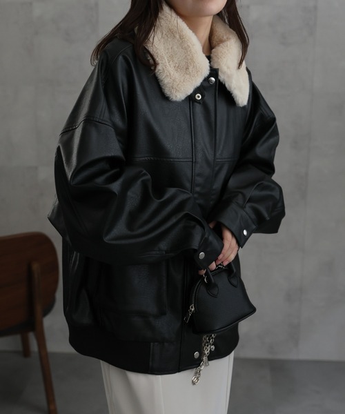 ルードギャラリー　レザーアウター　 ファー付き　取り外し可　L チバユウスケ Yahoo!オークション - チバユウスケ着用初期ルードギャラリー
