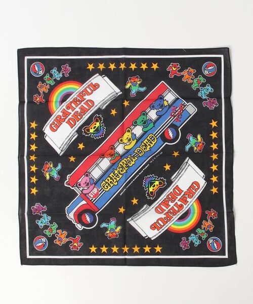 ガラクタ貿易(ガラクタボウエキ)の「071 GRATEFUL DEAD BANDANA / グレートフルデッド バンダナ(その他雑貨・メンズ・その他1/その他2・FREE)」の2枚目の写真