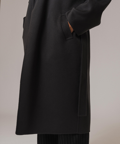 EDIFICE（エディフィス）の「CALMER(カルメール) 別注 ハミルトンリバーコート（トレンチコート・メンズ・ネイビー/チャコールグレー・MEDIUM/LARGE）」の6枚目の写真