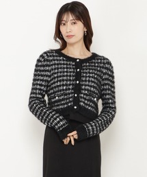AND COUTURE（アンドクチュール）の「フリンジフェザーカーディガン（カーディガン/ボレロ）」