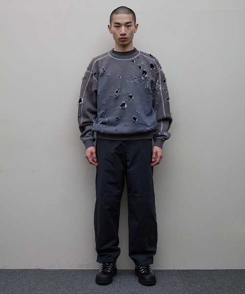 BAL（バル）の「【BAL / バル】LOOSE FIT UTILITY PANT（その他パンツ・メンズ・ブルー/ブラック・1/2）」の3枚目の写真