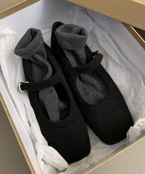 mebole(メボレ)の「メリージェーンフラットシューズ(パンプス・レディース・グレー/ブラウン/ブラック・MEDIUM/LARGE/SMALL)」の6枚目の写真
