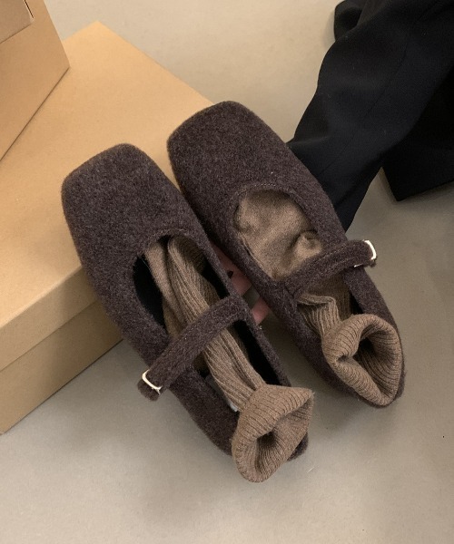 mebole(メボレ)の「メリージェーンフラットシューズ(パンプス・レディース・グレー/ブラウン/ブラック・MEDIUM/LARGE/SMALL)」の13枚目の写真