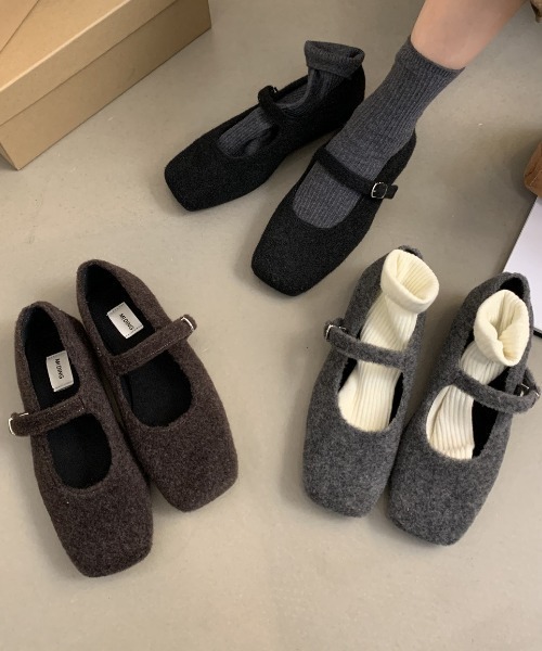 mebole(メボレ)の「メリージェーンフラットシューズ(パンプス・レディース・グレー/ブラウン/ブラック・MEDIUM/LARGE/SMALL)」の16枚目の写真