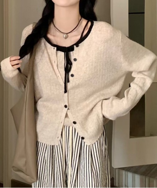 y2k❤️ 00s MA＊RS 当時物 チェック デカリボン レース キャミソール