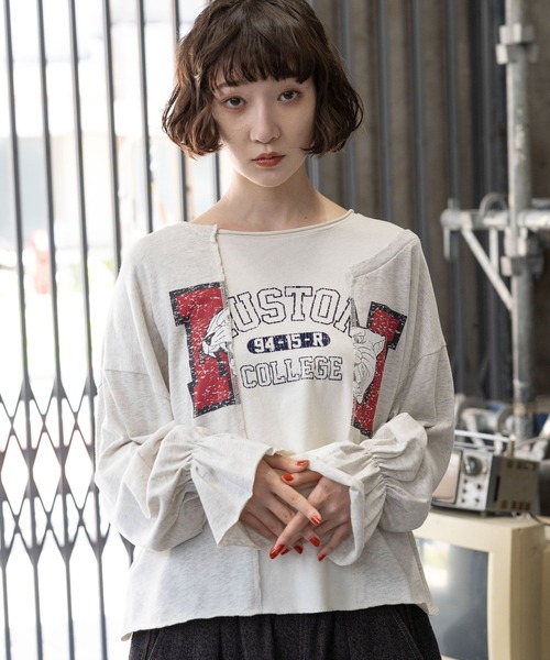 古着 リメイクロンT 可愛らしかっ