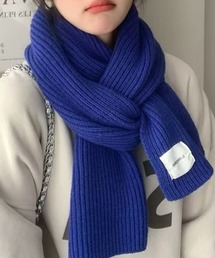 sakishimatokyo(サキシマトーキョー)の<12色展開>リブニットマフラー/ストール(ストール/ショール)