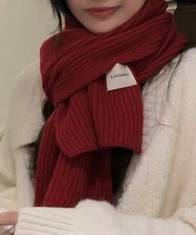 sakishimatokyo(サキシマトーキョー)の<12色展開>リブニットマフラー/ストール(ストール/ショール)