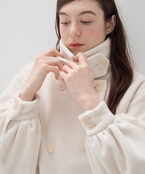 muguet（ミュゲ）の「スタンドカラーミディコート（ステンカラーコート