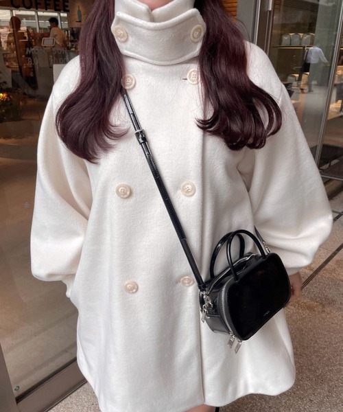 muguet（ミュゲ）の「スタンドカラーミディコート（ステンカラーコート