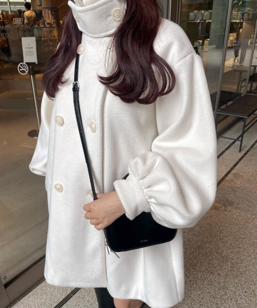 muguet（ミュゲ）の「スタンドカラーミディコート（ステンカラーコート