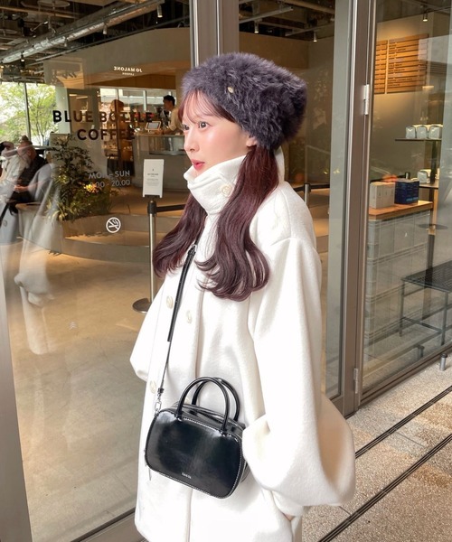 muguet（ミュゲ）の「スタンドカラーミディコート（ステンカラーコート