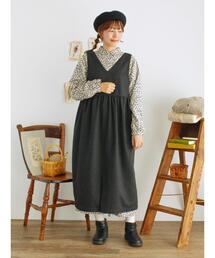 Samansa Mos2 | 前後2WAYジャンパースカート(ワンピース)