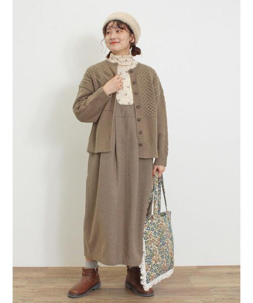 Samansa Mos2（サマンサ モスモス）の「前後2WAYジャンパースカート