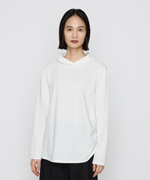 Gabardine K.T | ハイゲージポンチ フード付きプルオーバー(Tシャツ/カットソー)